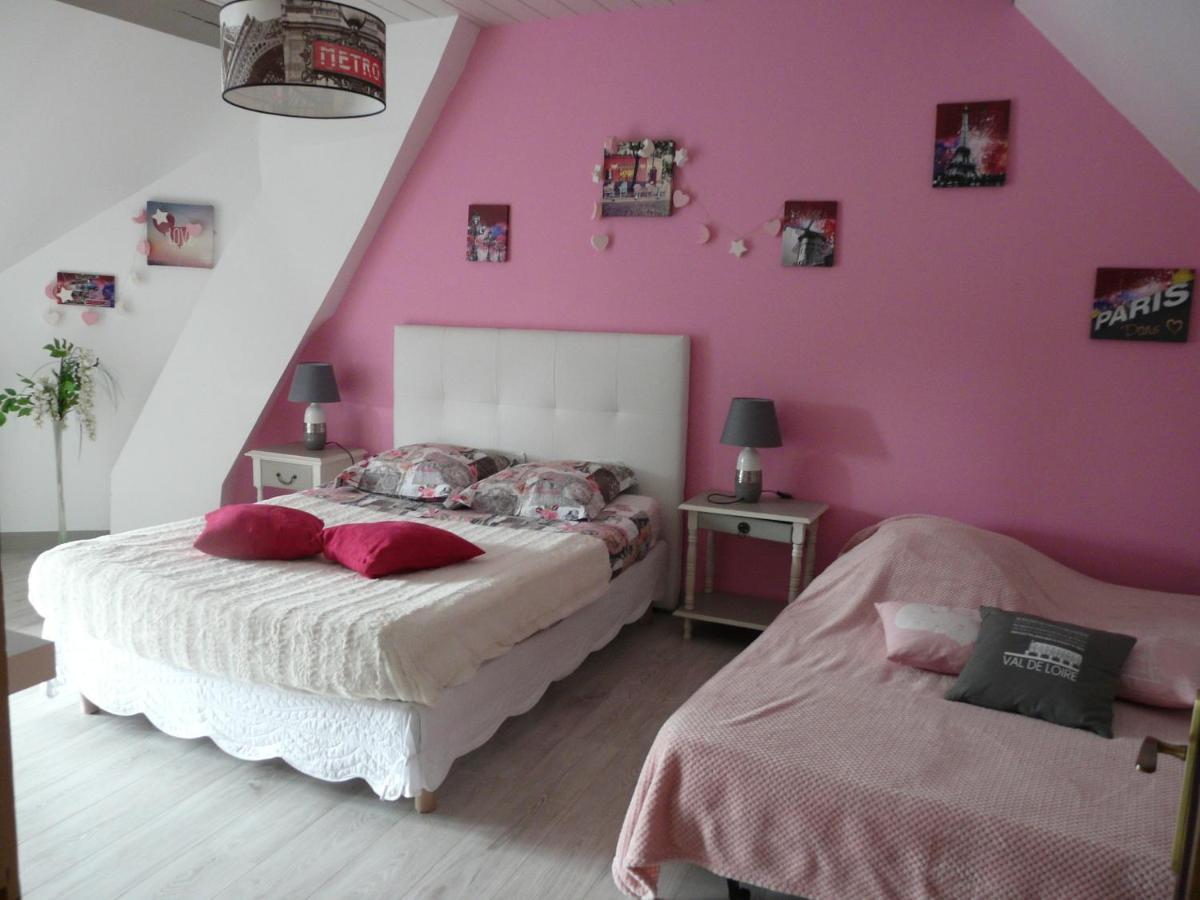 Bed and Breakfast Les Hirondelles Onzain Exterior foto
